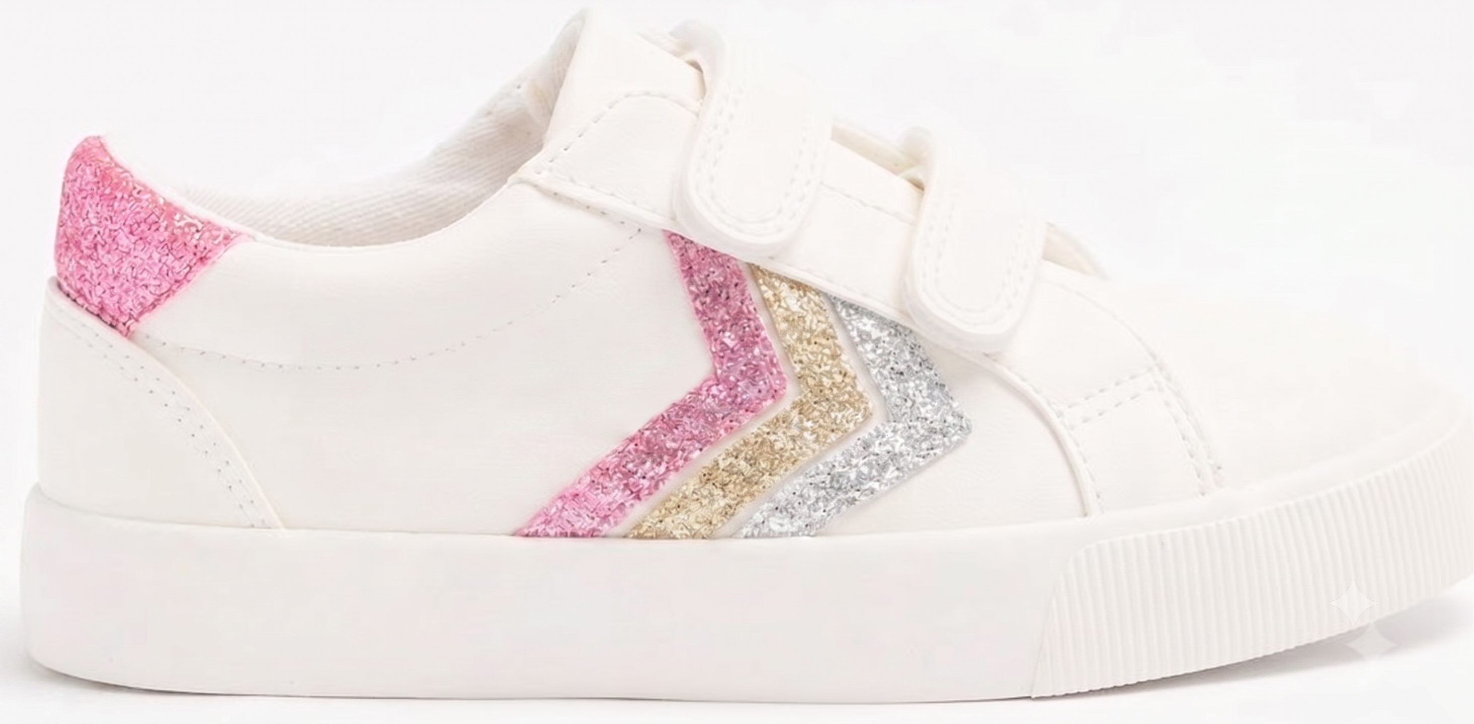 Kids Double Strap Velcro Vulcanized Sneaker