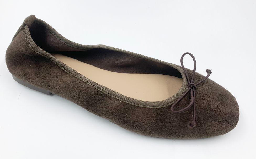 Womens Ballet Shoe with Suede Upper
